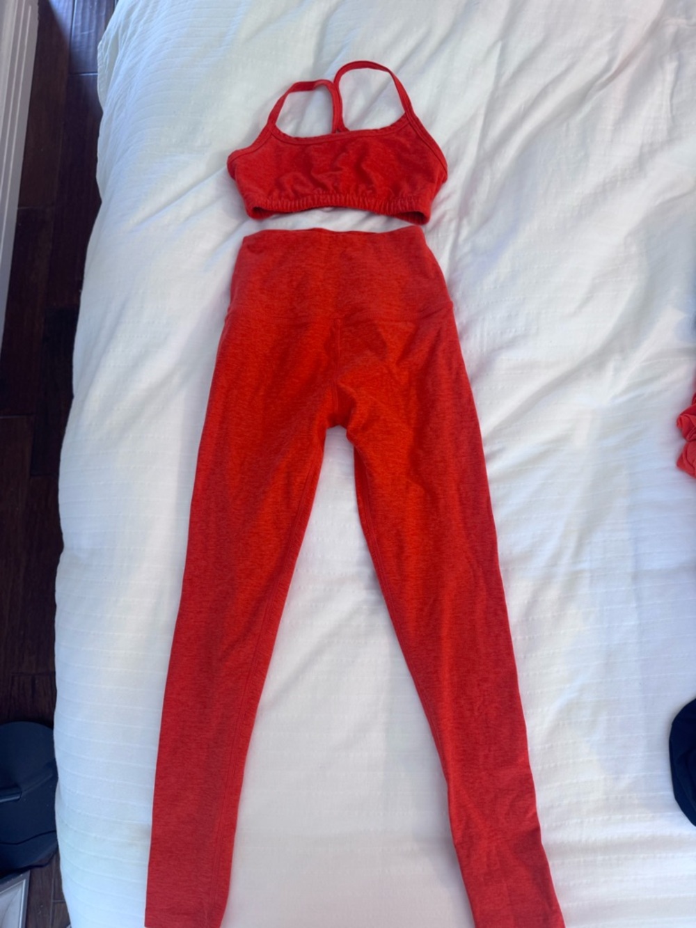 Red Beyond Yoga  size xs Set - Sports Bra + High-Waist Leggings - Picture 2 of 7